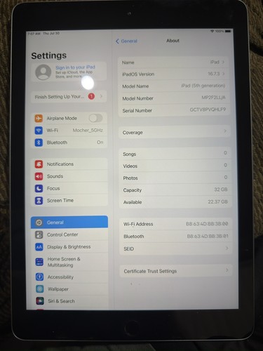 Apple ipad 5th - apple,