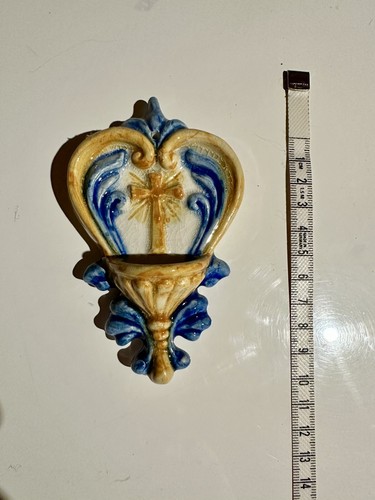 Acquasantiera ceramica - acquasantiera,