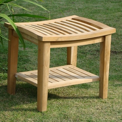 Sgabello legno teak - grado, a