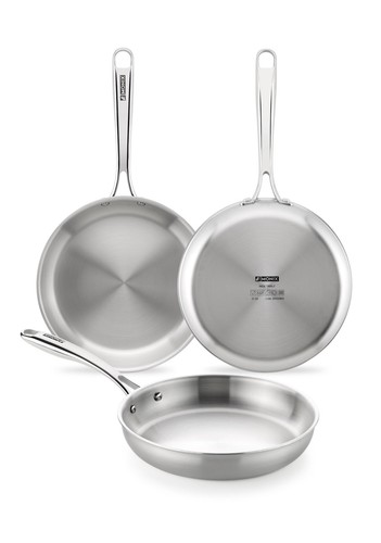 Set padelle acciaio inox - set,