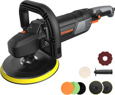 PLS03A Lucidatrice per Auto 1500W, Lucidatrice Rotativa 180 Mm/150 Mm, 6 Velocit