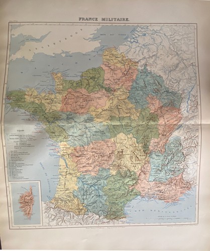 Carta geografica francia - carta,