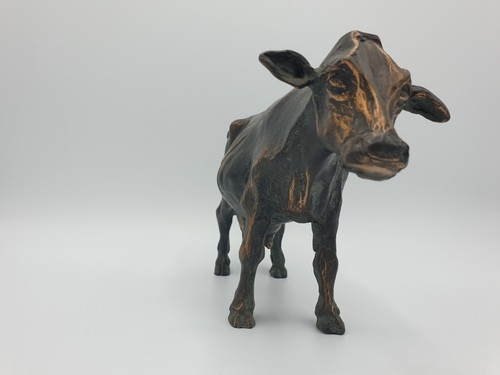 Mucca nera bronzo fuso - nera, a