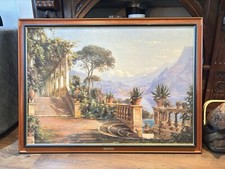 Stampa ad olio Lago di Como di