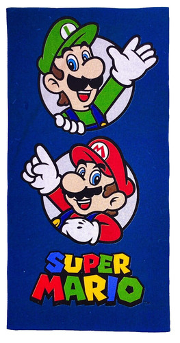 Telo mare super mario luigi - telo,