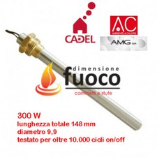 CANDELETTA  RESISTENZA ACCENSIONE STUFA  CADEL - AMBIENTE E CALORE - AMG - 1003 