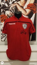 Polo Cagliari Calcio Autografata Gigi Riva Rombo Di Tuono 