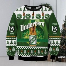 Maglione Underberg Divertente Brutto Natale Taglie Intere