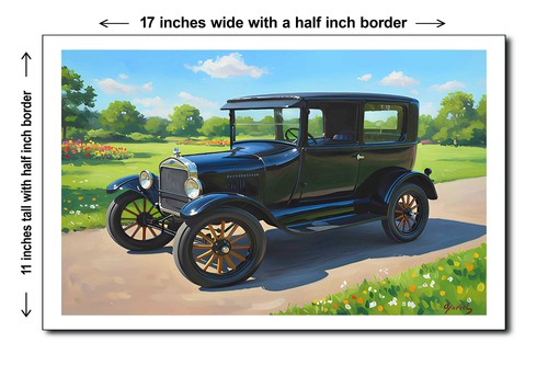 Poster ford 11x17 1927 - 8,