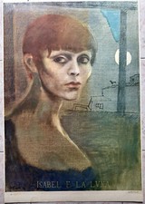 Ugo Attardi splendida stampa d'artista con firma originale a matita datata 1973