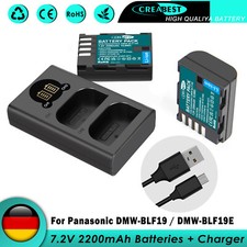 2x Batteria DMW-BLF19 per