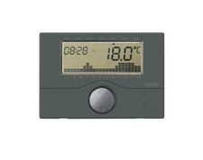 VIMAR 01910.14 CRONOTERMOSTATO A BATTERIA DA PARETE  GG/ SETTIMANALE ANTRACITE