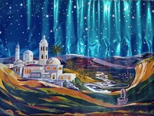 Presepe Vintage Carta Cielo