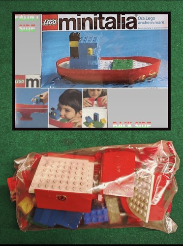 Lego minitalia small ship - small, set