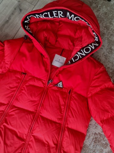 Moncler cappotto uomo rosso