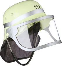 Casco Da Pompiere Bambini, Visiera, Fazzoletto per Collo & Poggia Mento, Regolab