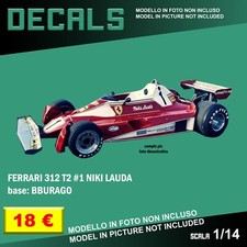 Decals repro ferrari 312 - decals, #1