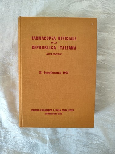 Farmacopea ufficiale della - ufficiale,