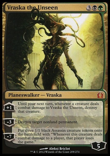Vraska the unseen return to - vraska,