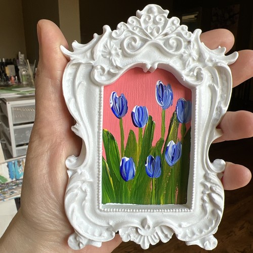 Tulipani fiori dipinto in - dipinto,