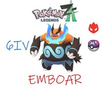 Shiny Alpha Emboar 6IV Master