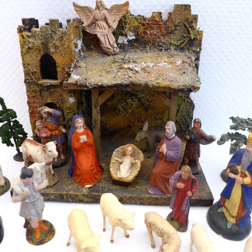 Konvolut presepe con vecchio - presepe,