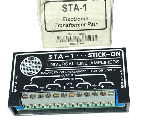 Rdl sta sta1 - rdl, sta-1