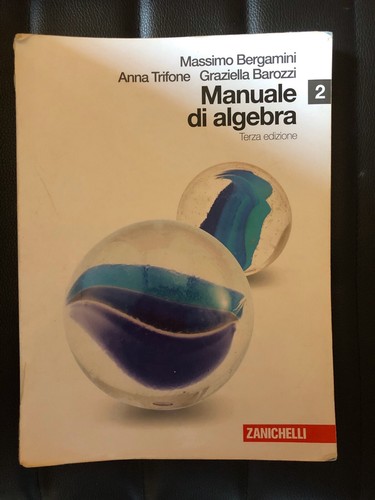 Manuale algebra con - algebra.,