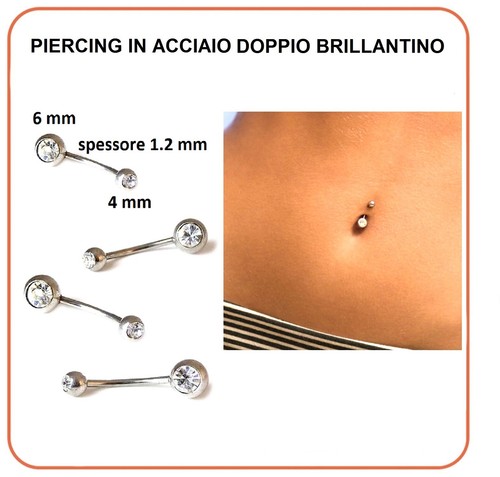 Piercing cerchietto acciaio - piercing,