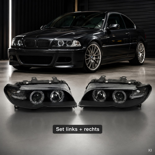 Bmw e46 fari - angel, vetro