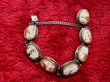 Bracciale vintage cammei - bracciale,