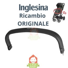 Corrimano Passeggino Maior Inglesina 2025 Ecopelle Nero Davantino Ricambio Origi