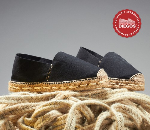 Espadrillas spagnole nere