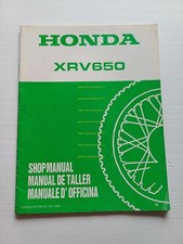 Honda Africa Twin XRV 650 VARIANTI 1989 manuale officina ITALIANO originale