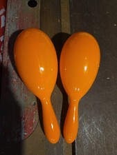 Set 2 maracas party arancione