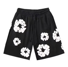 pantaloncini unisex con fiori