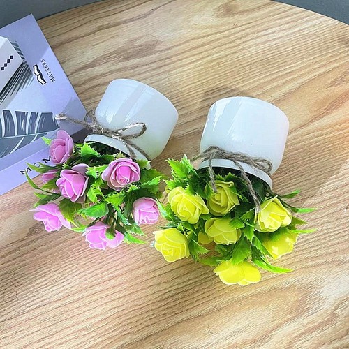 Rose schiuma vaso - in,