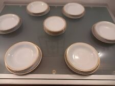 Servizio da 6 piatti Bavaria con bordo dorato Vintage