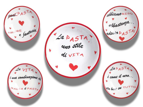 Set quattro piatti - fondi, per