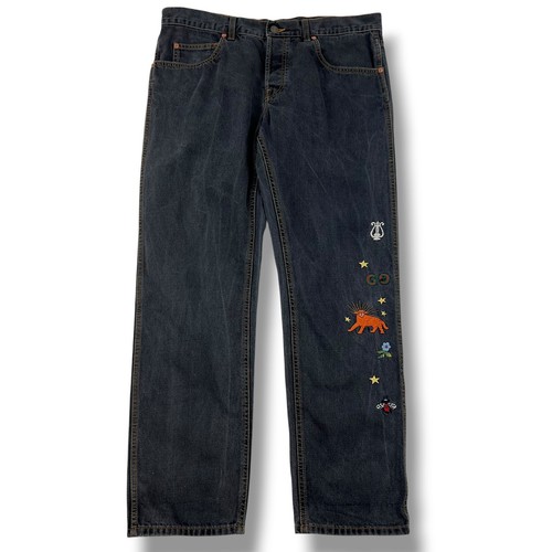 Jeans gucci nero - nero, con
