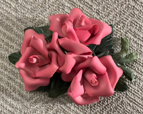 Capodimonte porcellane rose - porcellane,