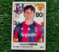 FIGURINA CALCIATORI PANINI 2025/26 BOLOGNA n°78 FABBIAN ALBUM 2026 ⚽️