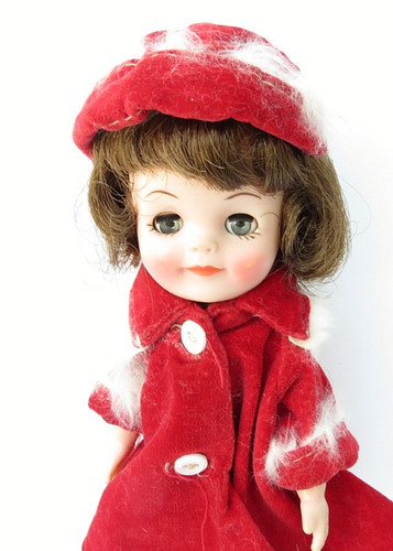1965 fluffy doll brownie - doll,