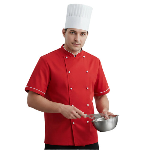 Giacca cuoco light rossa - cuoco,