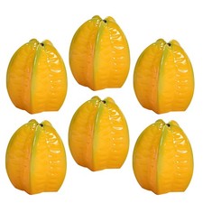  6 pezzi mini carambola finta