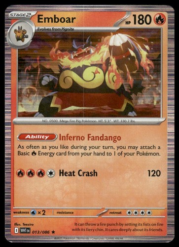 Emboar 013 086 holo - holo, sv