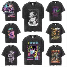 Jojo' Bizarre Adventures T-Shirt - Maglietta Anime Unisex - Jotaro - Dio