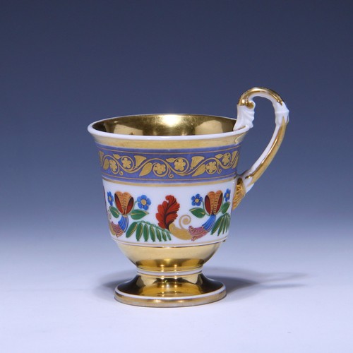 Tazza porcellana impero - tazza, dorata