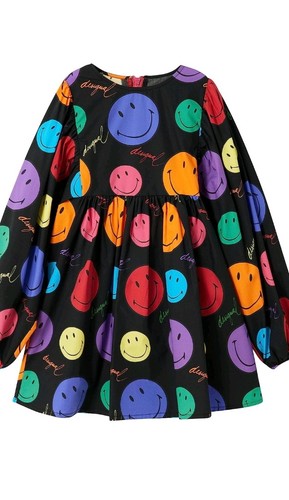 Abito bambina desigual happy - abito,