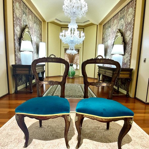 Antiche sedie francesi boulle - antiche,